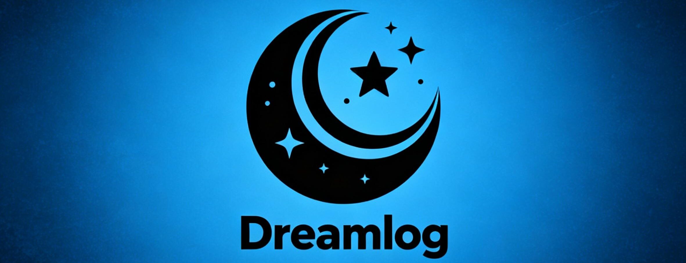 Dreamlog official crescent moon star website logo